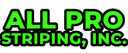 All Pro Striping, Inc. logo