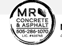 MR Concrete & Asphalt logo