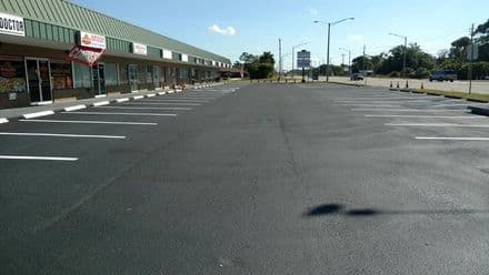 Paving work by Southwest Fl Sealcoating & Striping. Inc