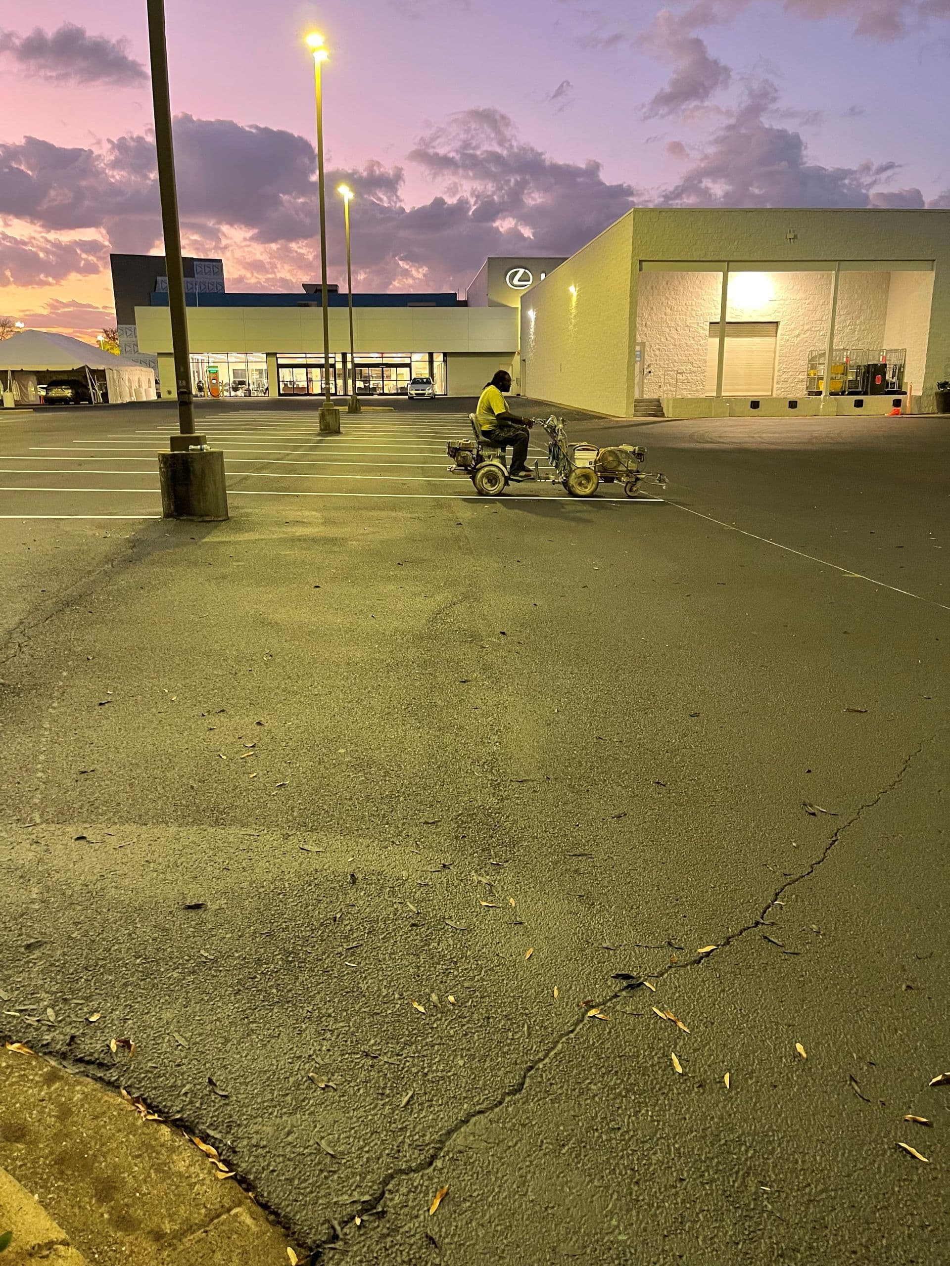 Paving work by Southeastern Sealcoating Inc