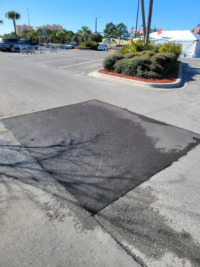 Paving work by Emerald Coast Paving