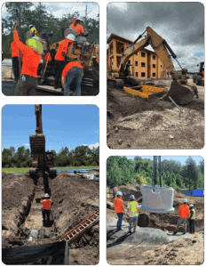 Paving work by Vallencourt Inc