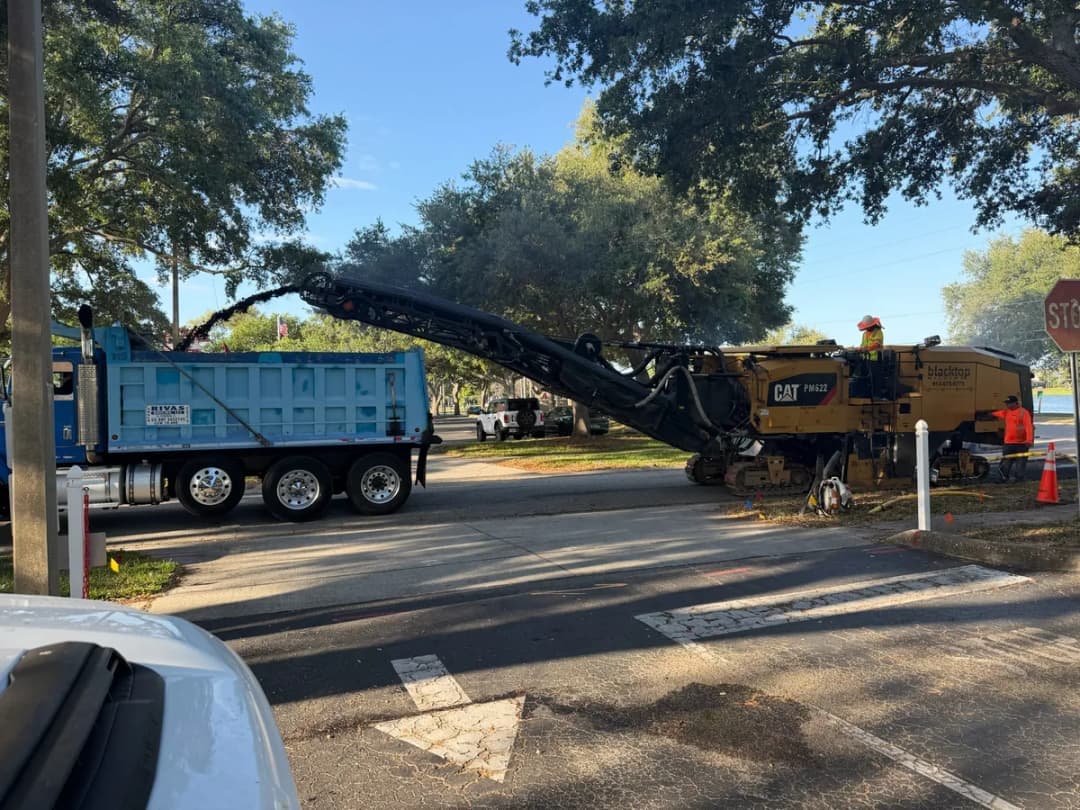 Paving work by Blacktop Florida, LLC