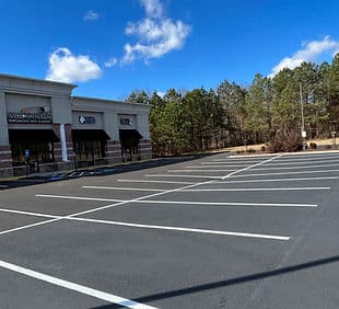 Paving work by Top Line Striping, Sealing And Paving LLC