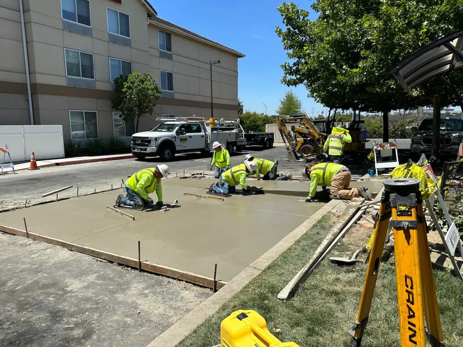 Paving work by A-1 Advantage Asphalt and Concrete
