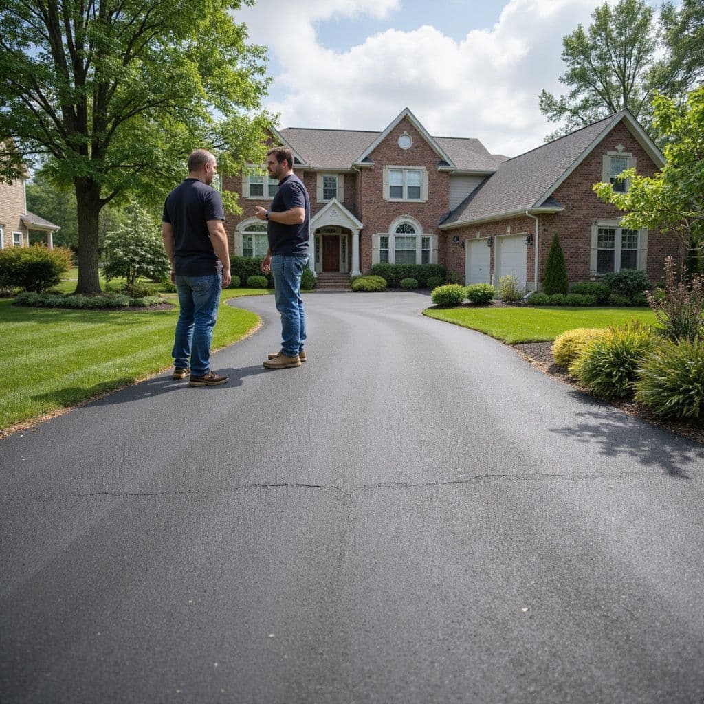 Paving work by Absolute Asphalt Sealcoat LLC