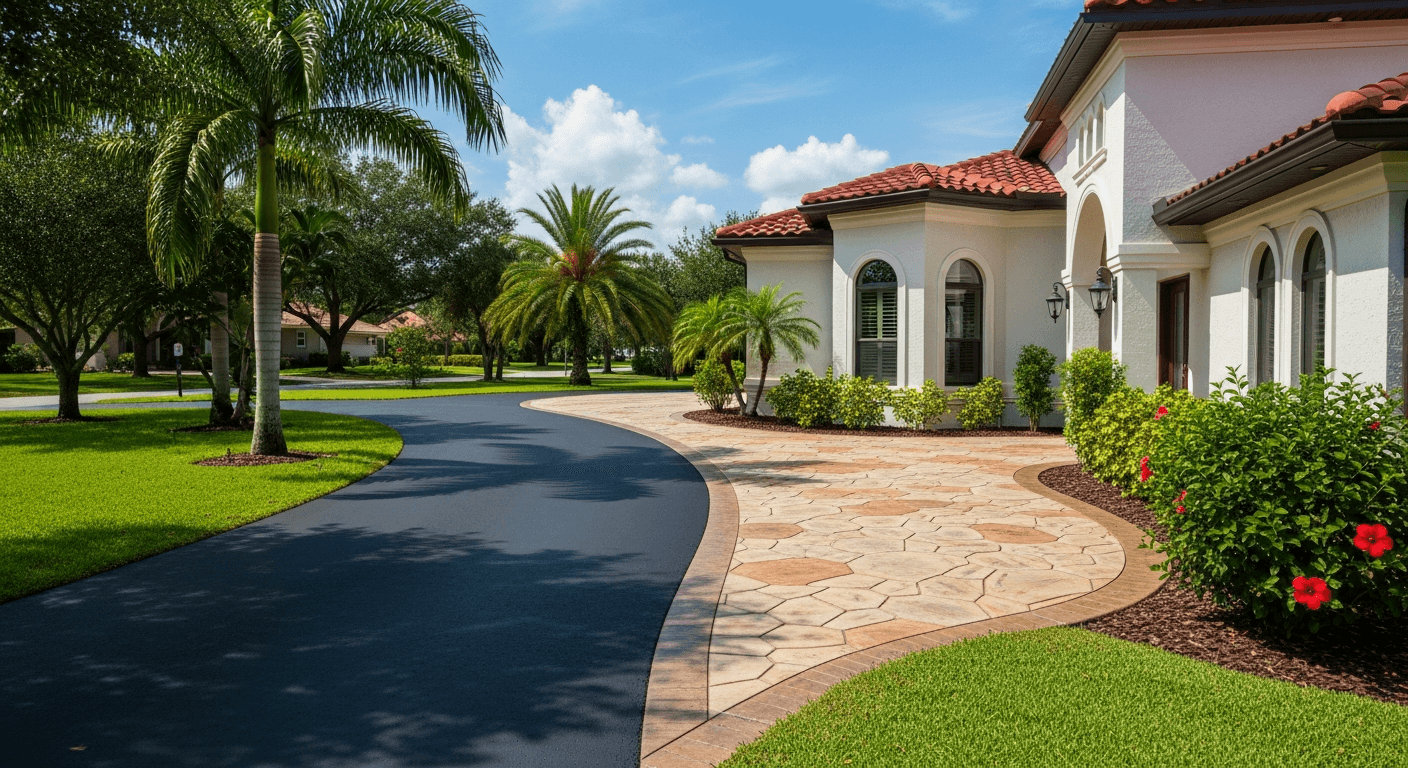 Paving work by Whitman's Asphalt and New Age Decorative Concrete