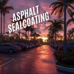 Paving work by Bold City Seal & Asphalt Services