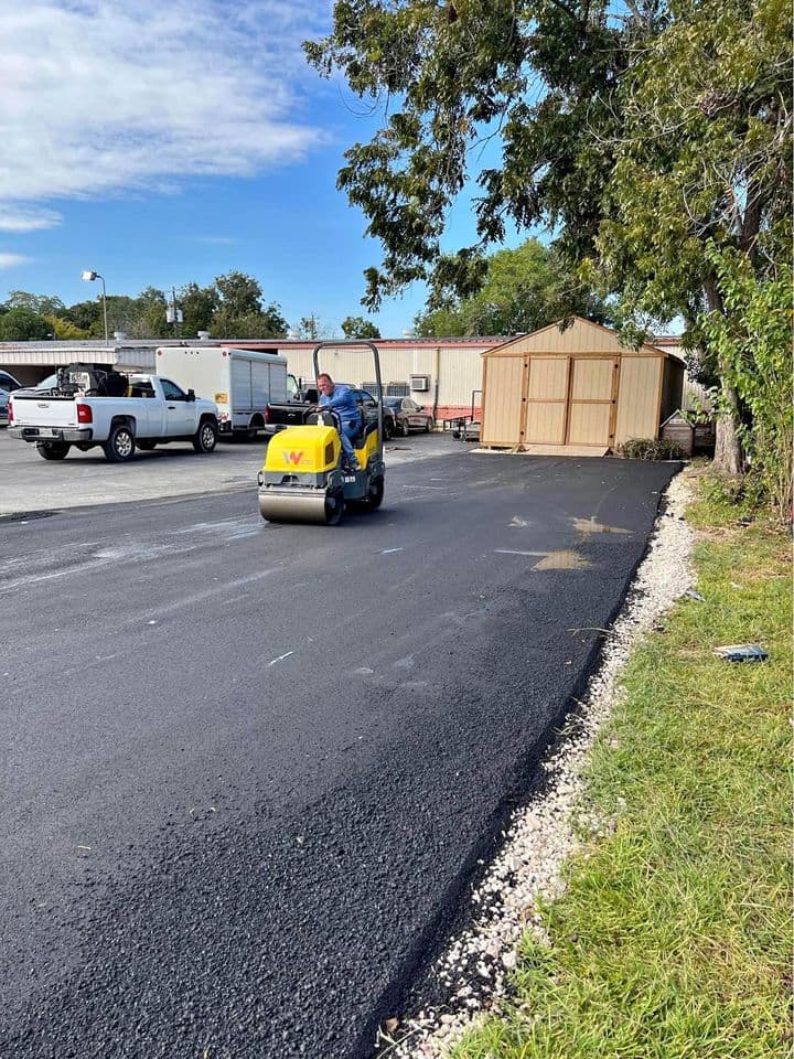 Paving work by Tampa Bay Paving and Striping
