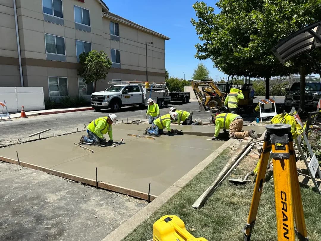 Paving work by A-1 Advantage Asphalt and Concrete