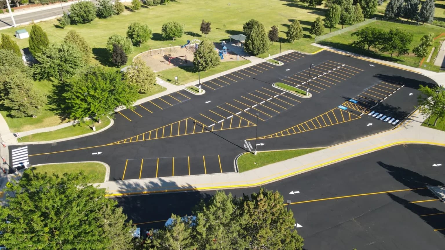 Paving work by Rocky Mountain Services