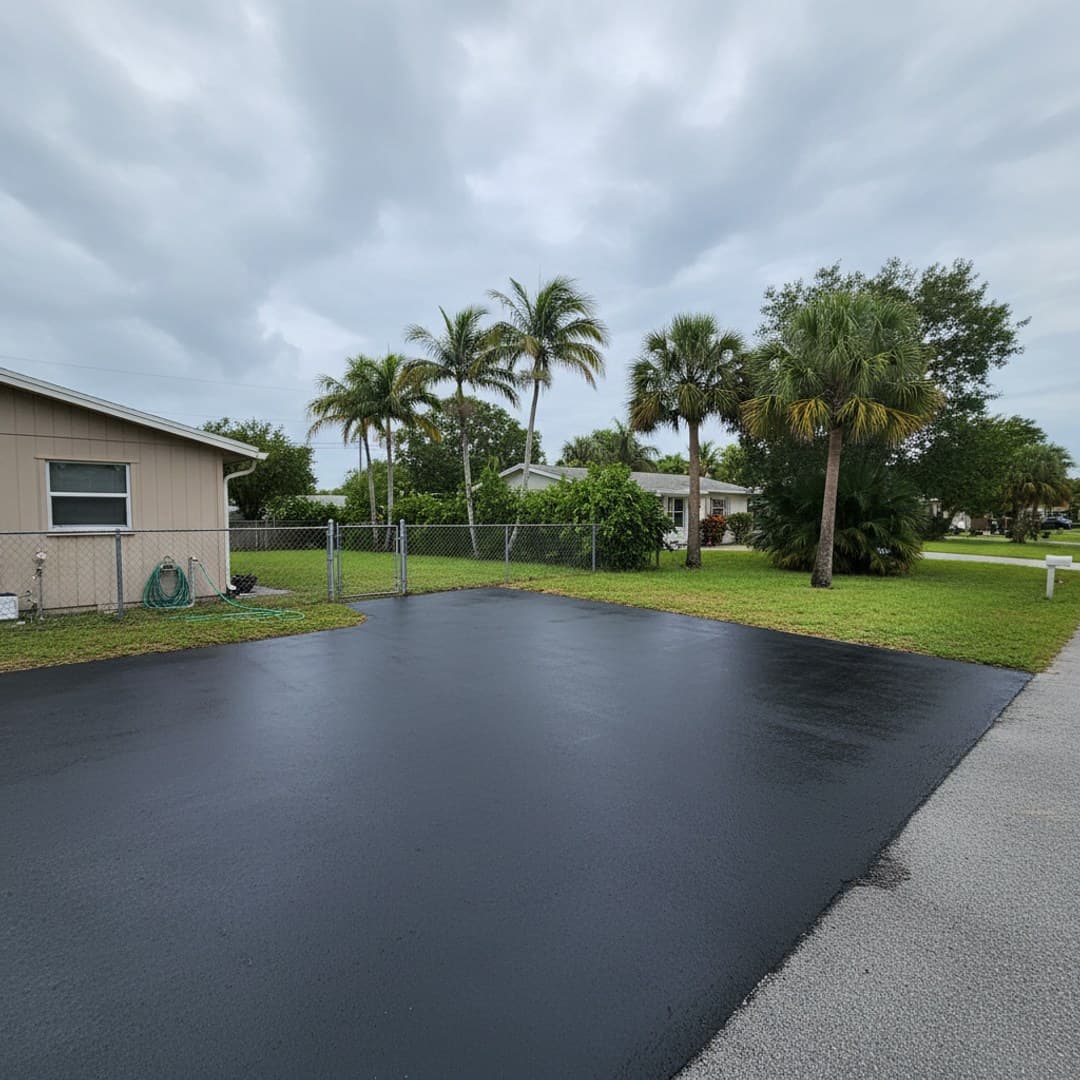 Paving work by Top Notch Asphalt Company