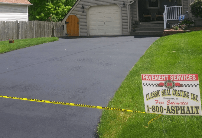 Paving work by Classic Seal Coating, Inc.