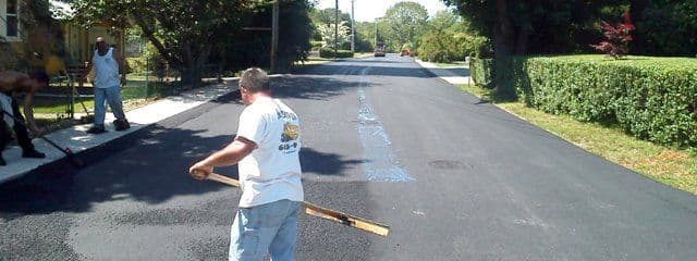 Paving work by A-1 Paving