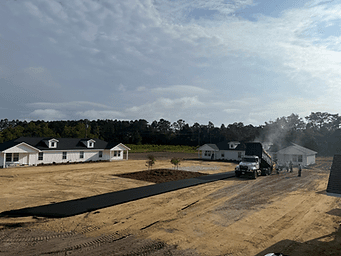 Paving work by Southeast Georgia Asphalt