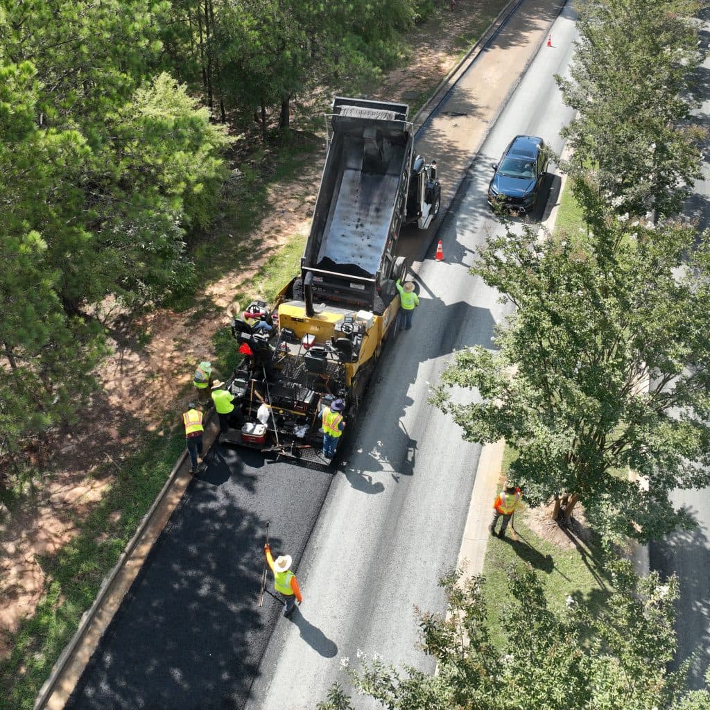 Paving work by Blount Construction - Marietta Office