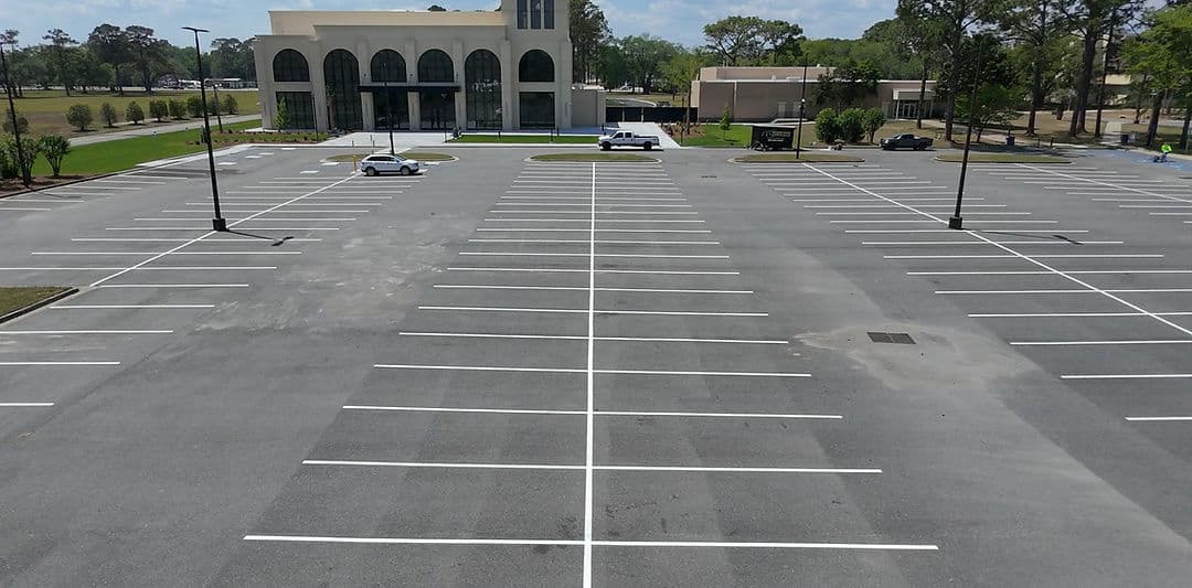 Paving work by Golden Isles Striping Solutions