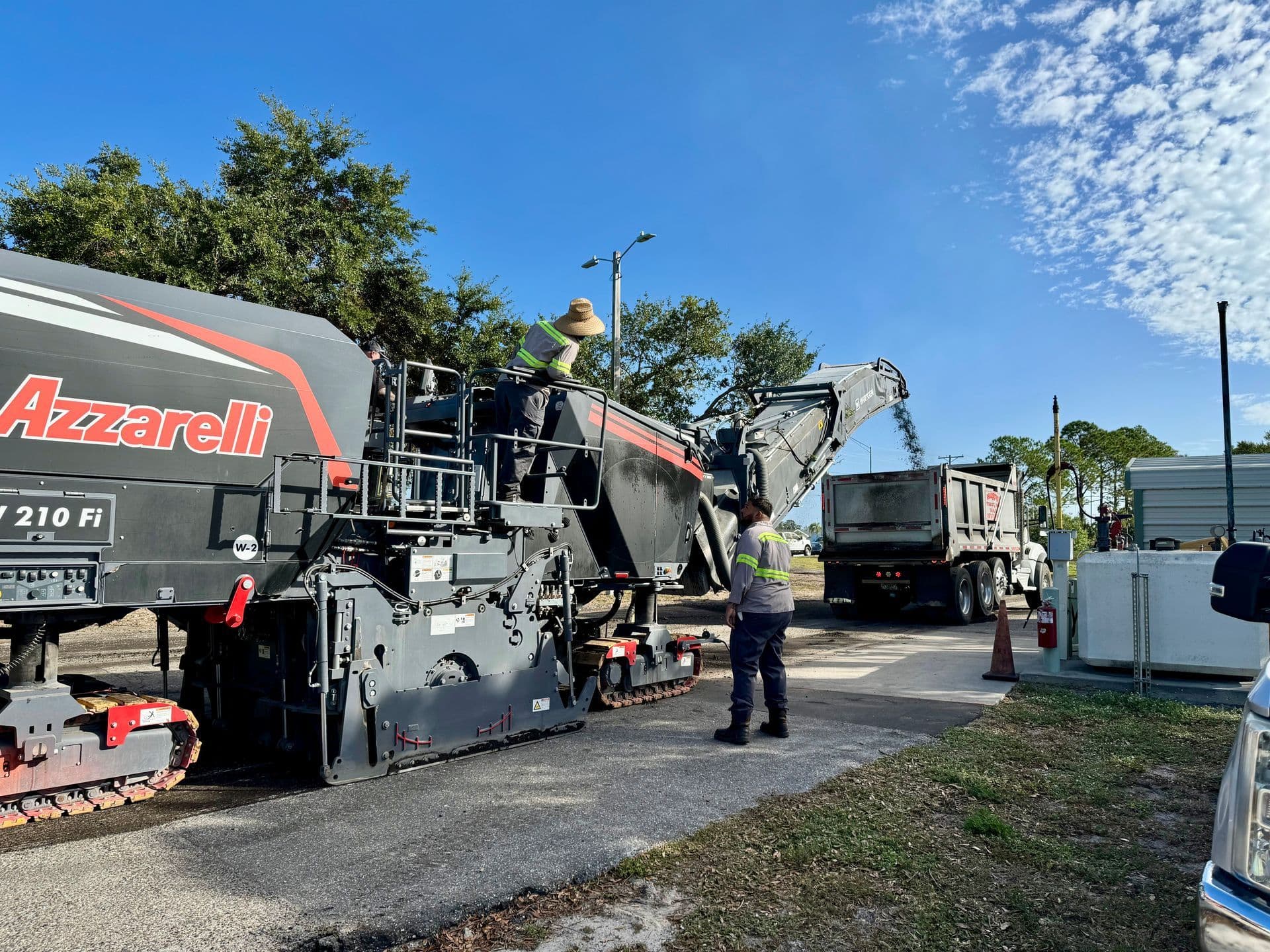Paving work by Azzarelli Precision Paving