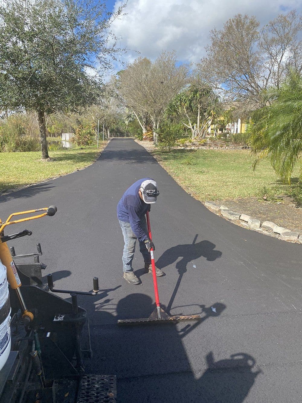 Paving work by Isaac’s Asphalt Construction L.L.C