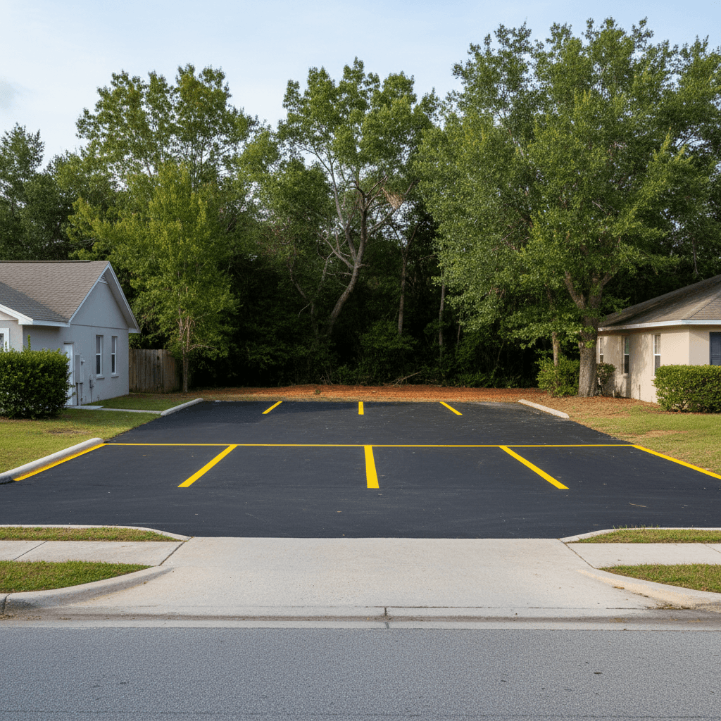 Paving work by Neighborly Asphalt Solutions