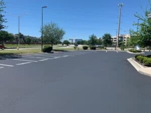 Paving work by Bold City Seal & Asphalt Services