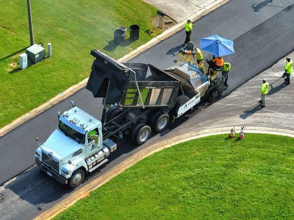 Paving work by All About Asphalt