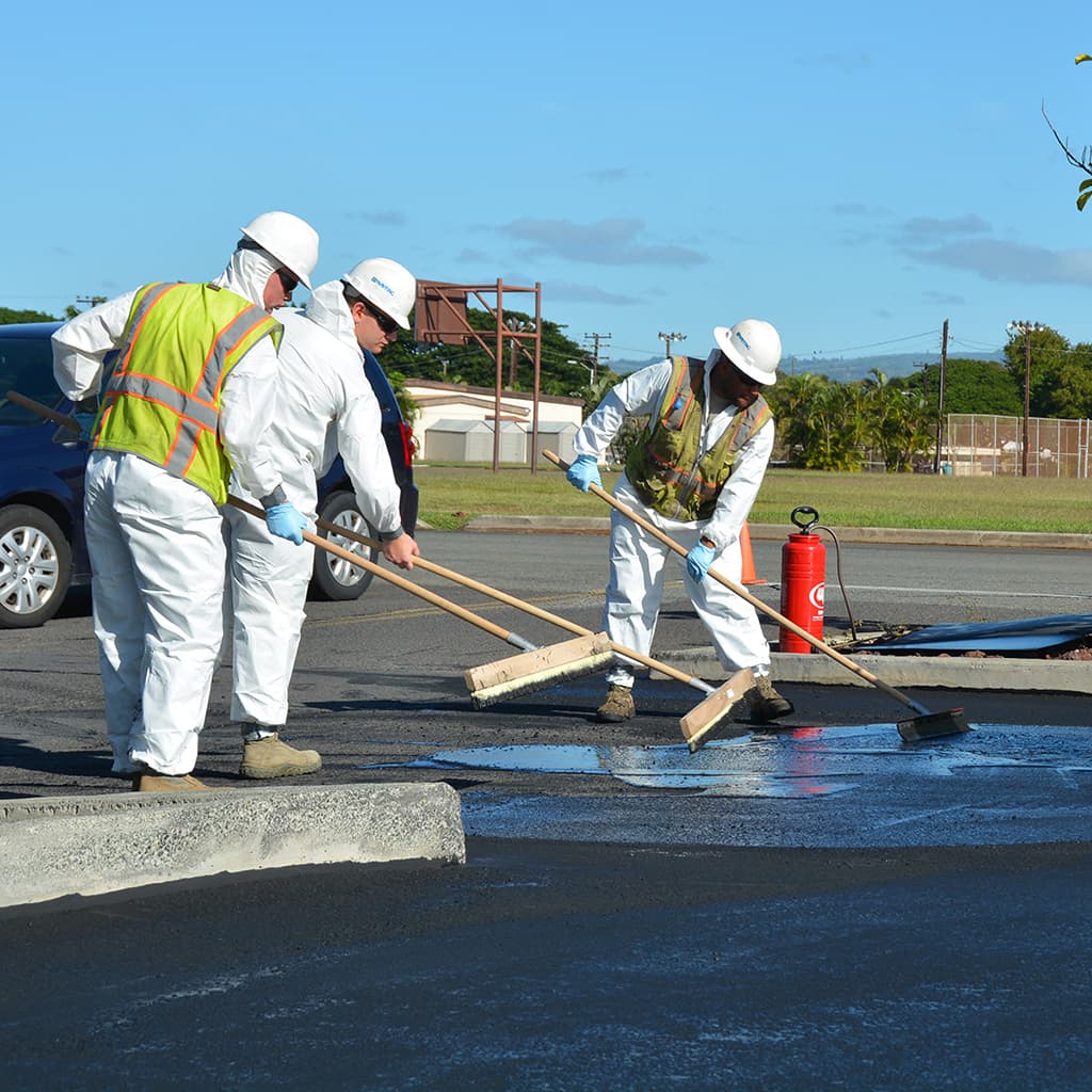 Paving work by C&M PARKING LOT SWEEPERS, LLC