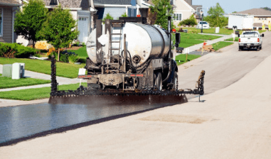 Paving work by M&S Hauling & Paving