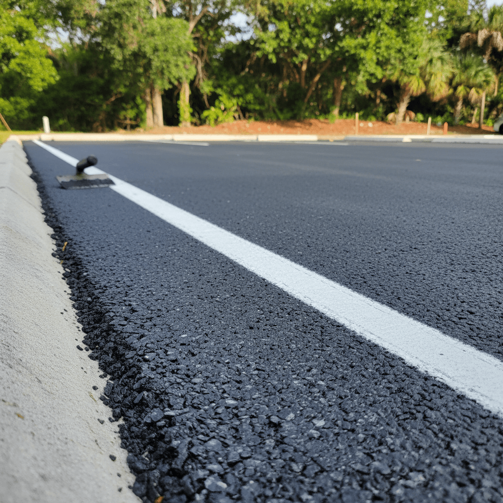 Paving work by Coastal Asphalt Co
