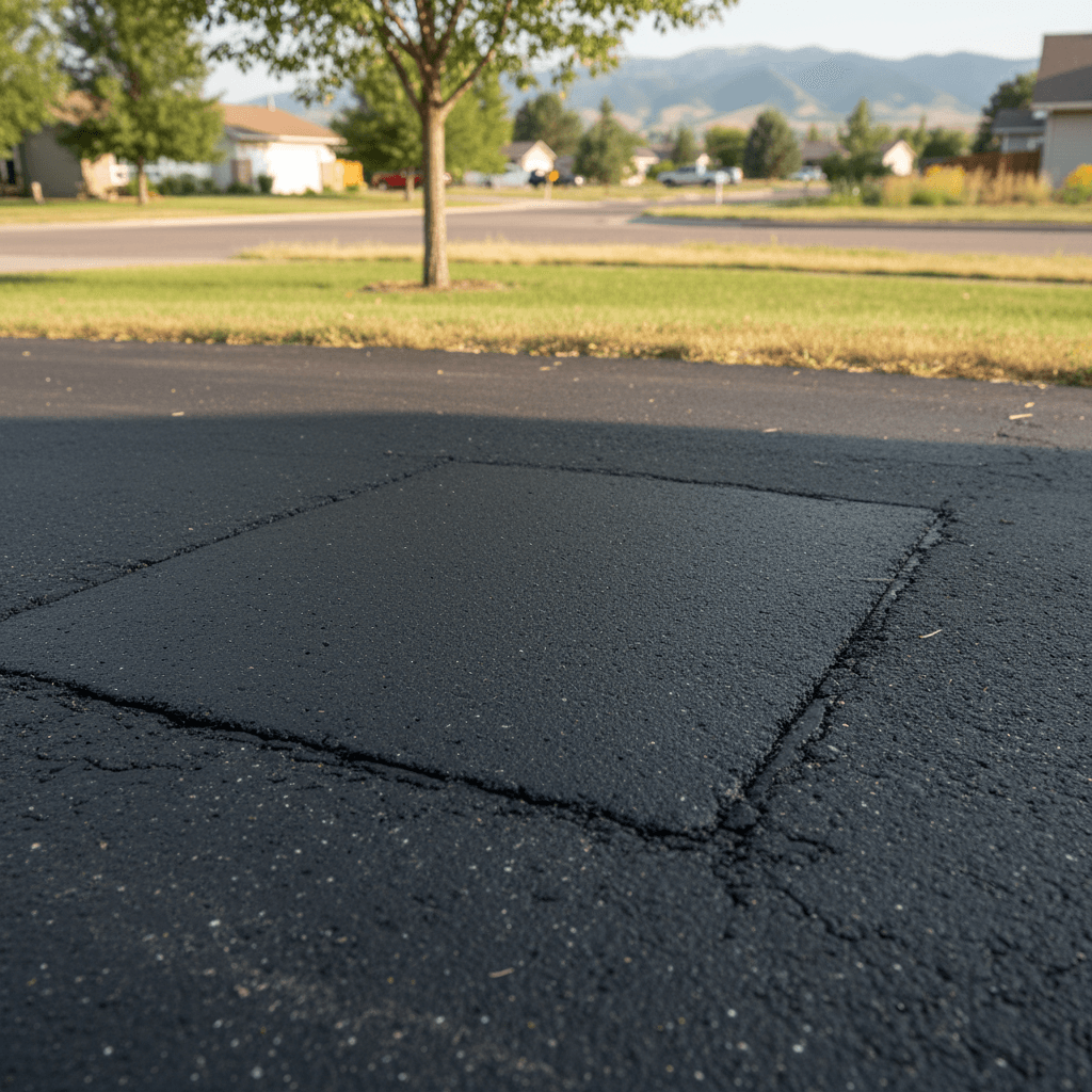 Paving work by Precision Asphalt Fort Collins