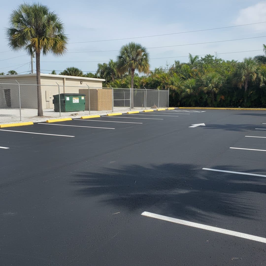 Paving work by Top Notch Asphalt Company