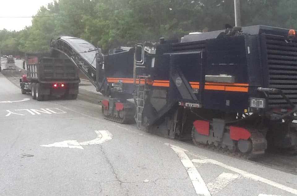 Paving work by Curry Contracting