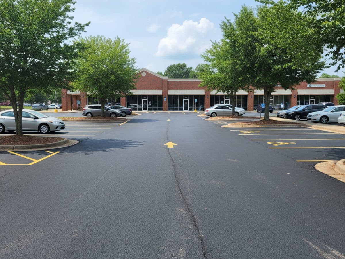 Paving work by Majestic Asphalt Company