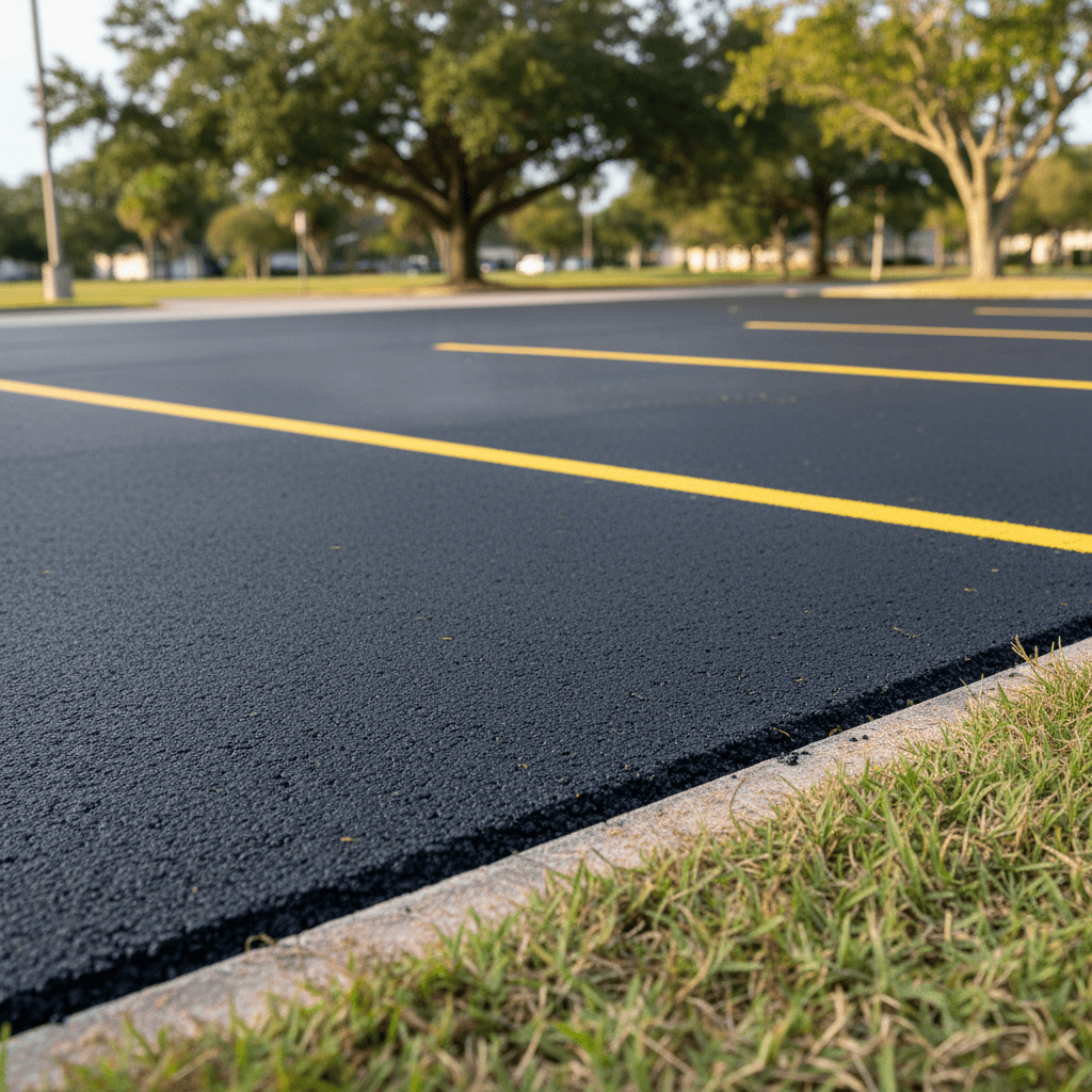 Paving work by Allied asphalt contractor