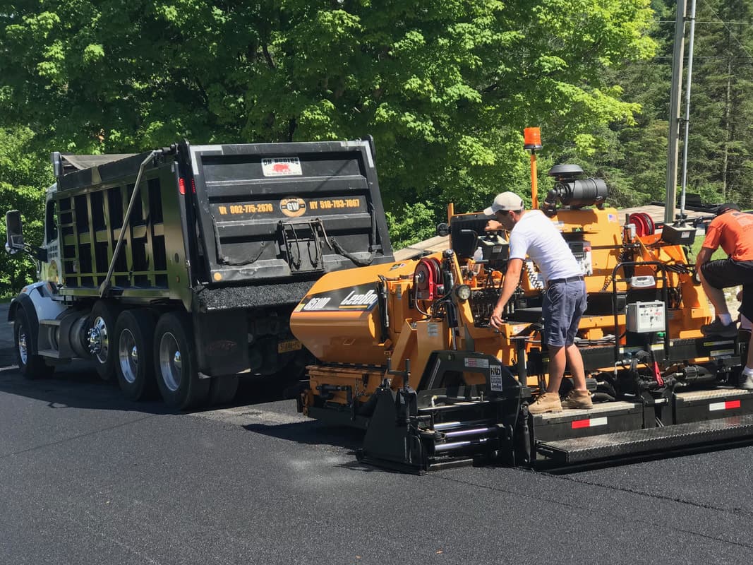 Paving work by GW Paving Inc