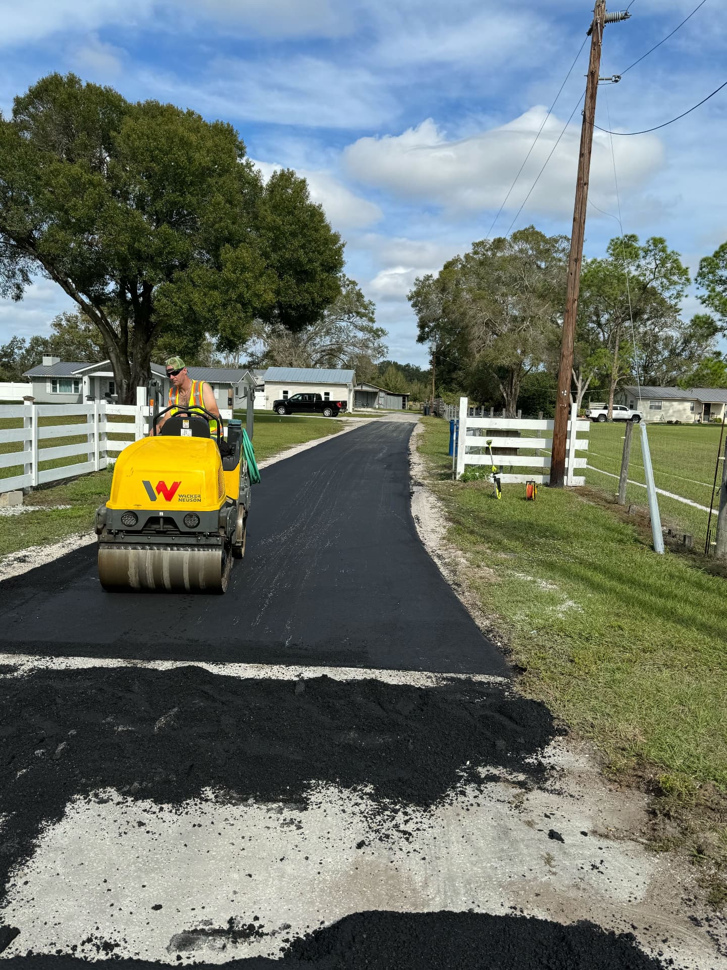 Paving work by Eagle Asphalt