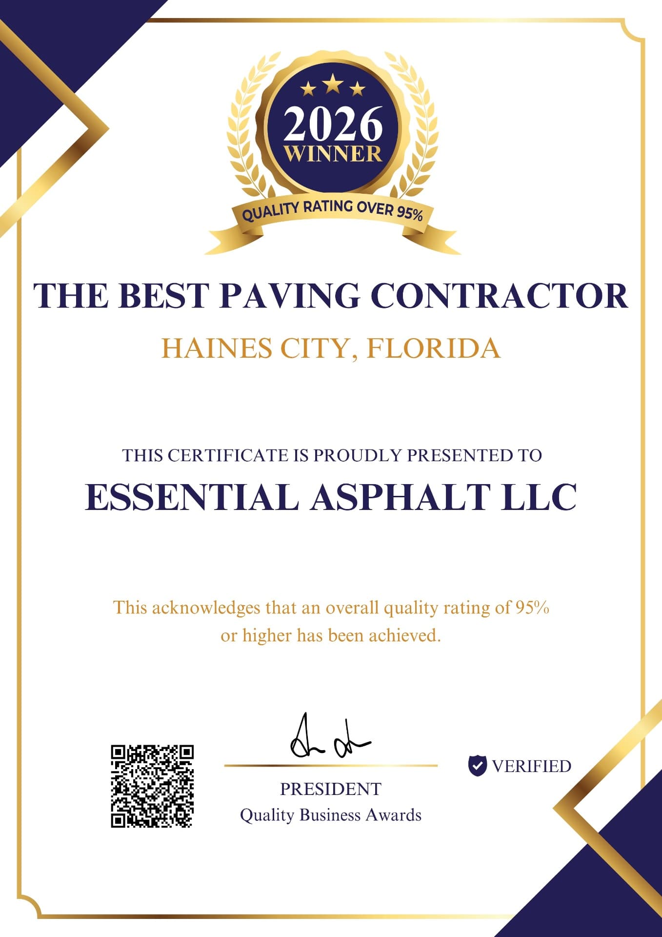 Paving work by Essential Asphalt & Sealcoating