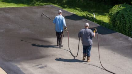 Paving work by PRACMA Asphalt Paving Sealcoating Line Striping