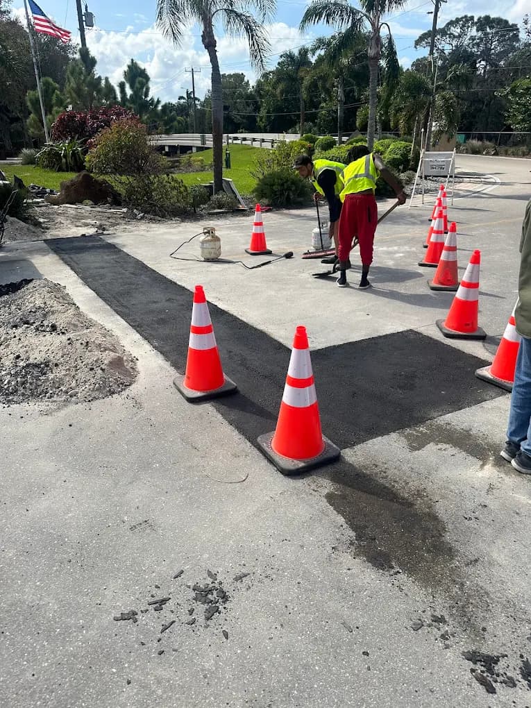 Paving work by Cape Coral Paving Company