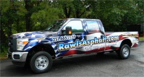 Paving work by Rawls Asphalt