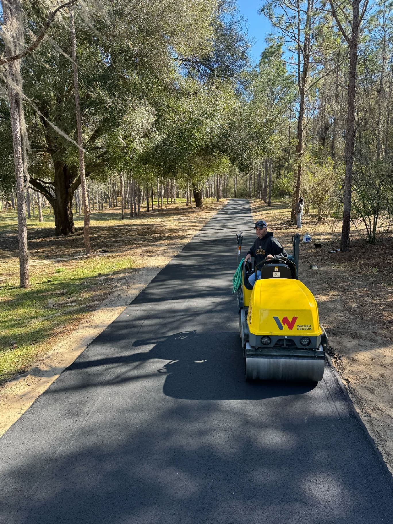 Paving work by Eagle Asphalt