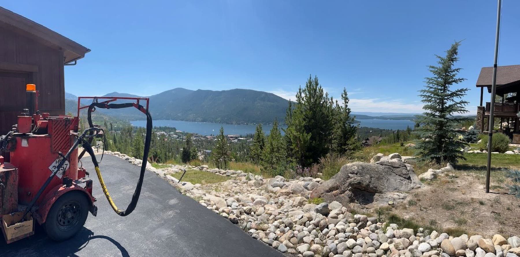 Paving work by Grand County Asphalt