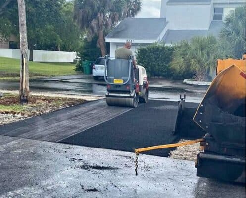 Paving work by Tampa Bay Paving and Striping