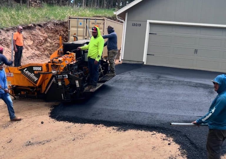 Paving work by BlackTop Plus