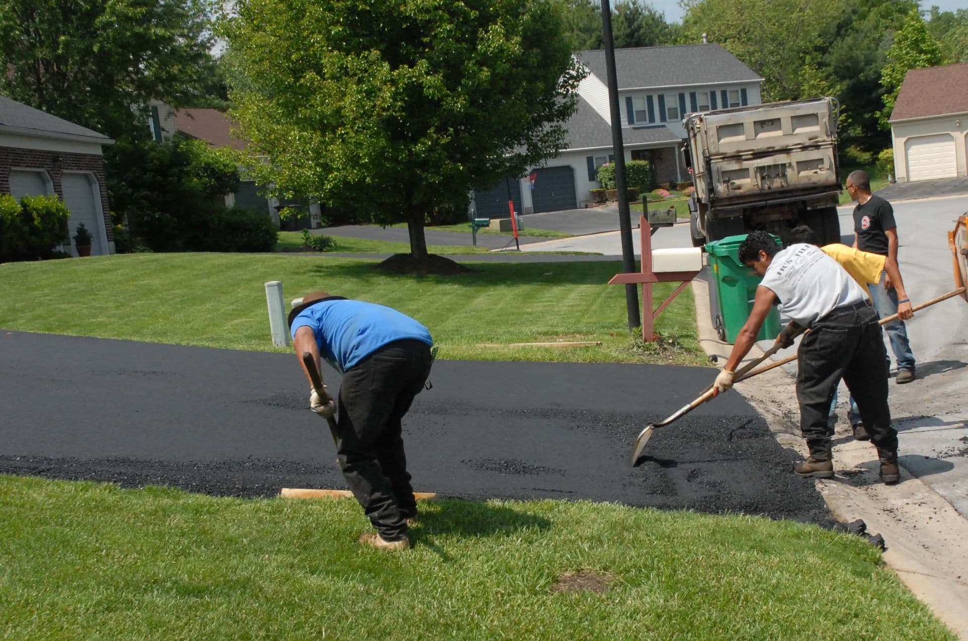 Paving work by Kissner Paving