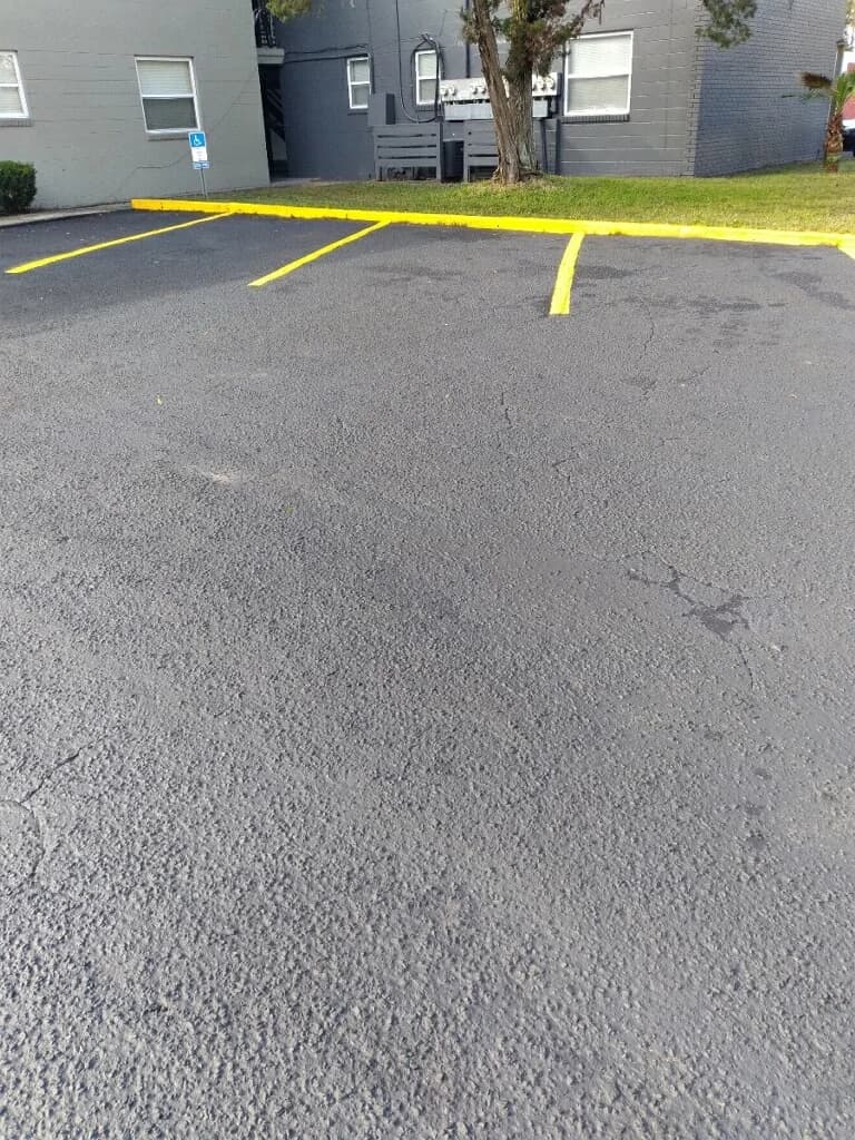 Paving work by Felton Seal Coating & Striping