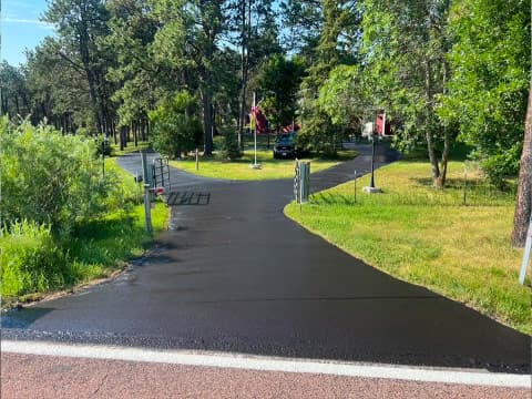 Paving work by Asphalt Advanced Services