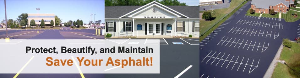 Paving work by Allstate Sealcoating Inc.