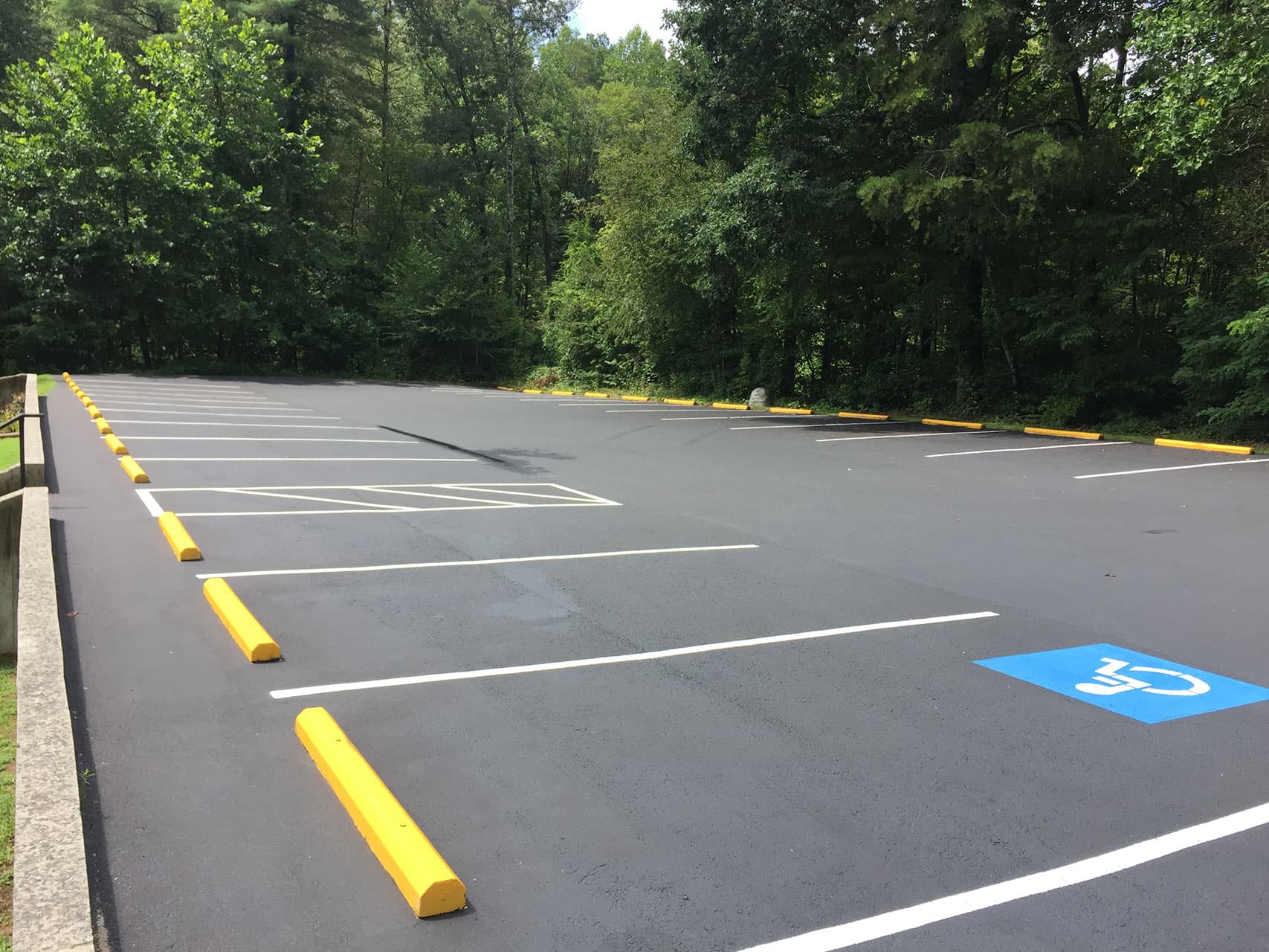 Paving work by Precision Seal Coating & Striping