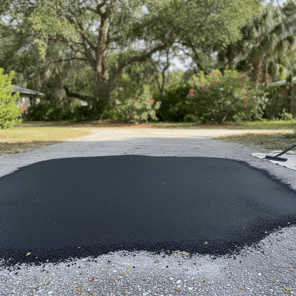 Paving work by Top Notch Asphalt Solutions